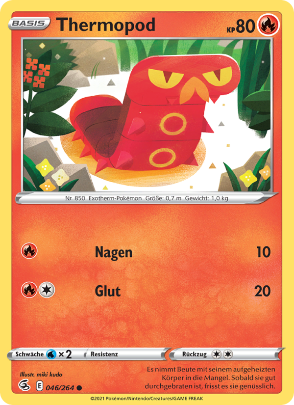 Thermopod 46 — Fusion Strike (German Pokémon TCG card)