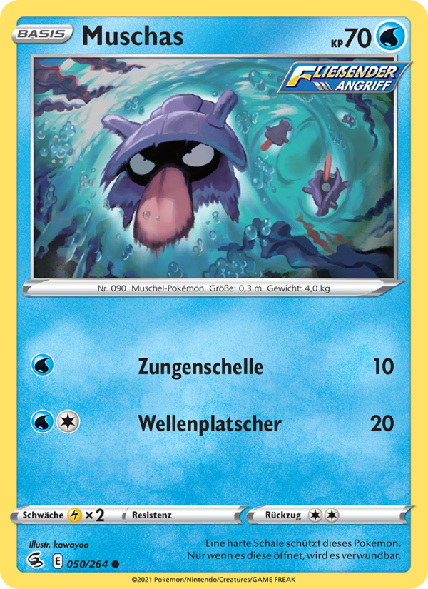 Muschas 50 — Fusion Strike (German Pokémon TCG card)