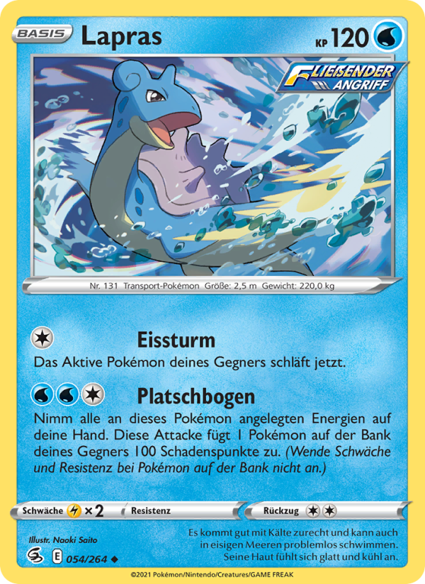 Lapras 54 — Fusion Strike (German Pokémon TCG card)