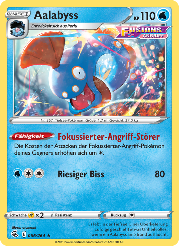 Aalabyss 66 — Fusion Strike (German Pokémon TCG card)