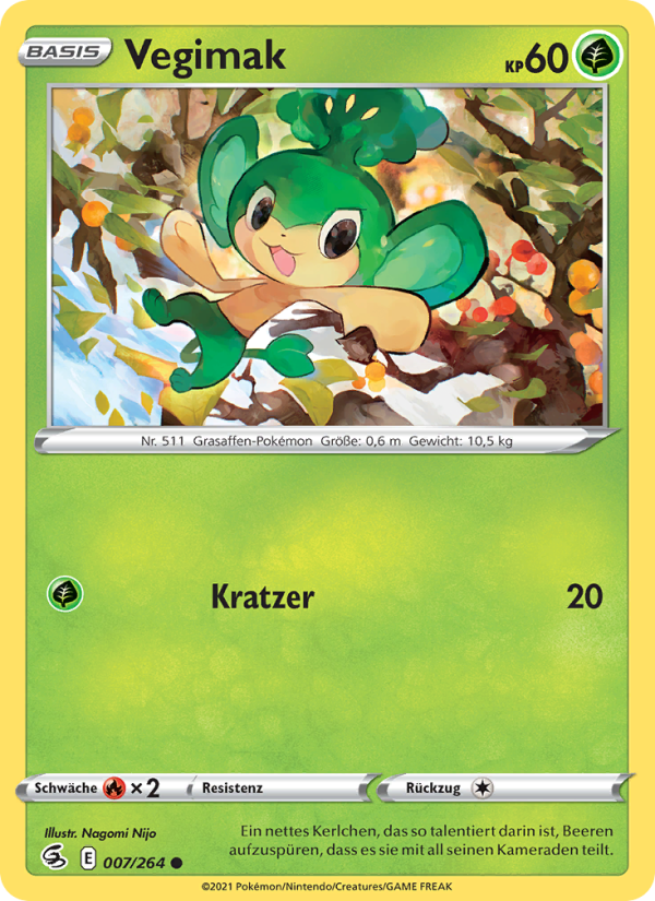 Vegimak 7 — Fusion Strike (German Pokémon TCG card)