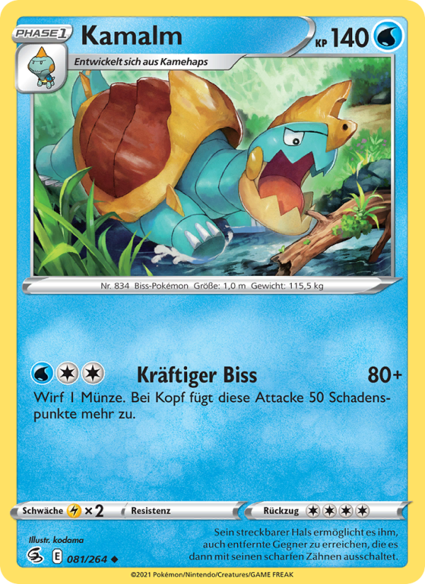 Kamalm 81 — Fusion Strike (German Pokémon TCG card)