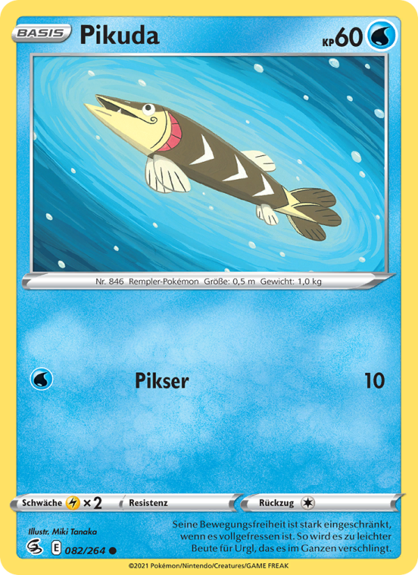 Pikuda 82 — Fusion Strike (German Pokémon TCG card)