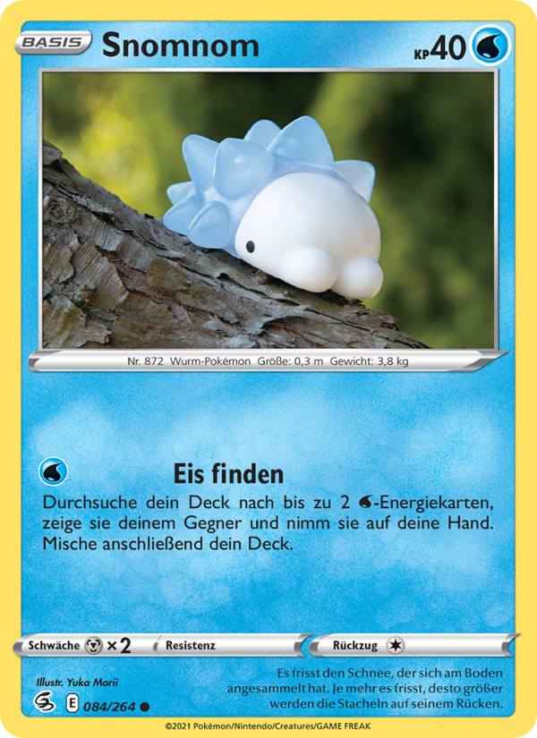 Snomnom 84 — Fusion Strike (German Pokémon TCG card)