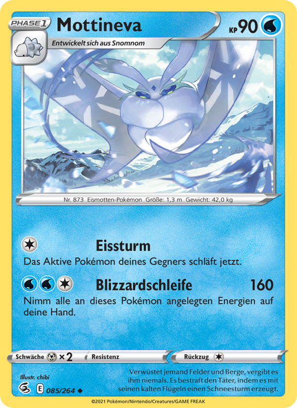 Mottineva 85 — Fusion Strike (German Pokémon TCG card)