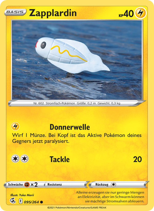 Zapplardin 95 — Fusion Strike (German Pokémon TCG card)