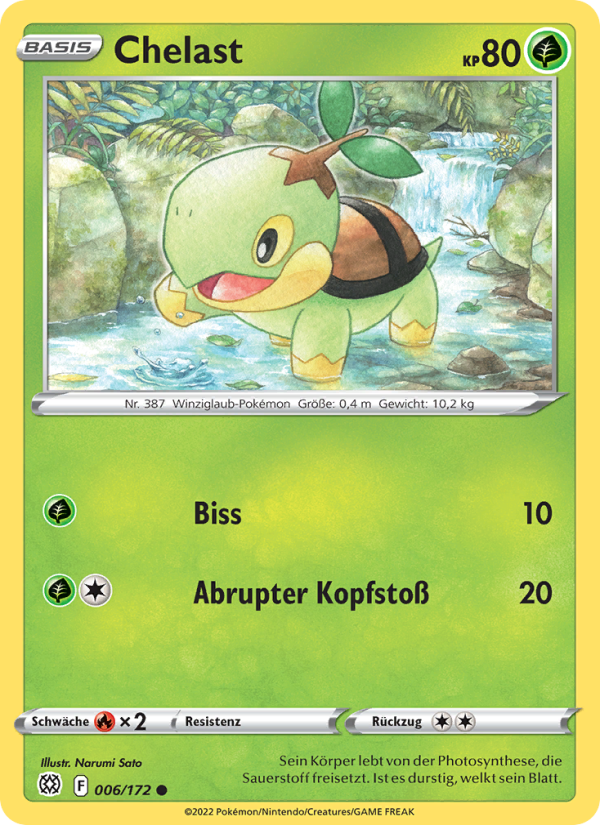 Chelast 006 — Brilliant Stars (German Pokémon TCG card)