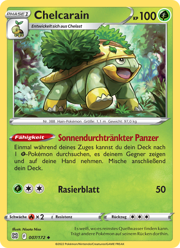 Chelcarain 007 — Brilliant Stars (German Pokémon TCG card)
