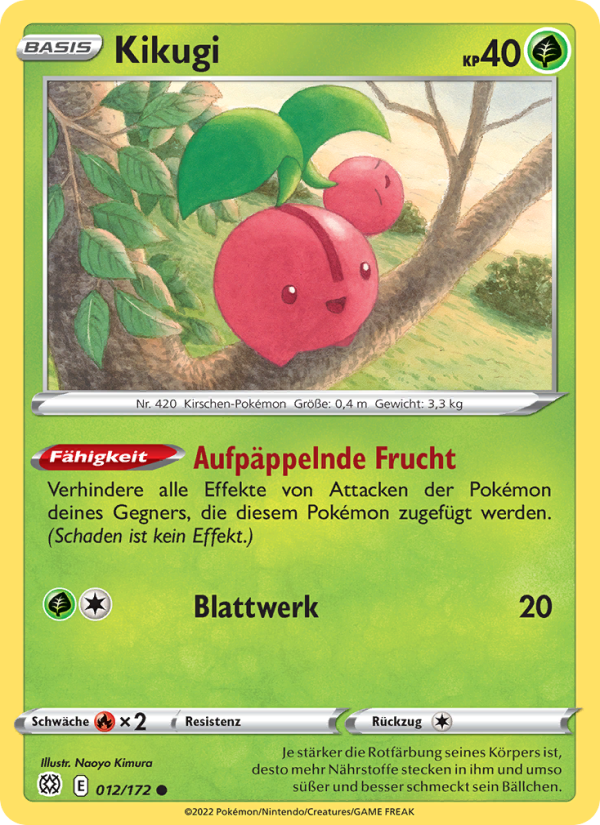 Kikugi 012 — Brilliant Stars (German Pokémon TCG card)