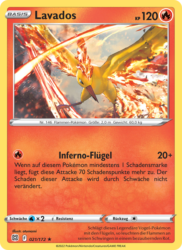 Lavados 021 — Brilliant Stars (German Pokémon TCG card)
