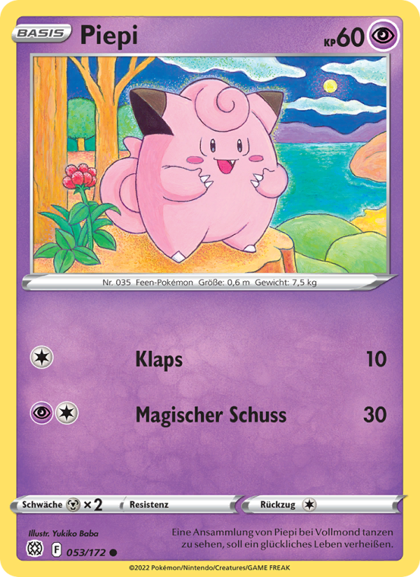 Piepi 053 — Brilliant Stars (German Pokémon TCG card)