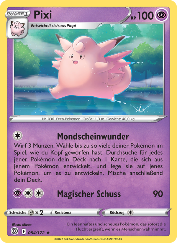 Pixi 054 — Brilliant Stars (German Pokémon TCG card)