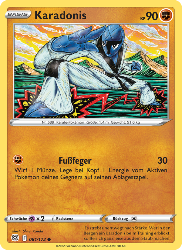 Karadonis 081 — Brilliant Stars (German Pokémon TCG card)