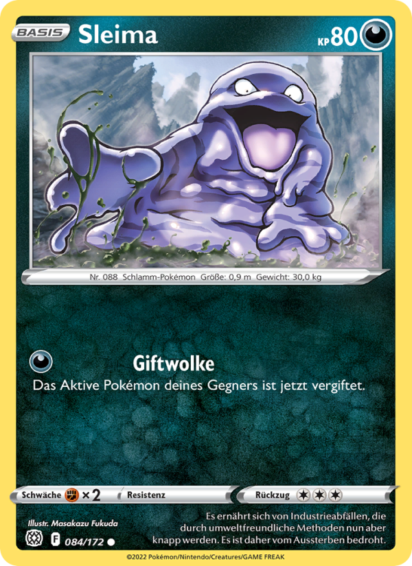 Sleima 084 — Brilliant Stars (German Pokémon TCG card)