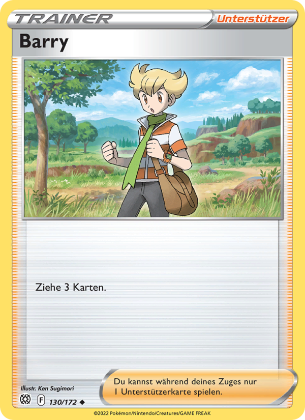Barry 130 — Brilliant Stars (German Pokémon TCG card)