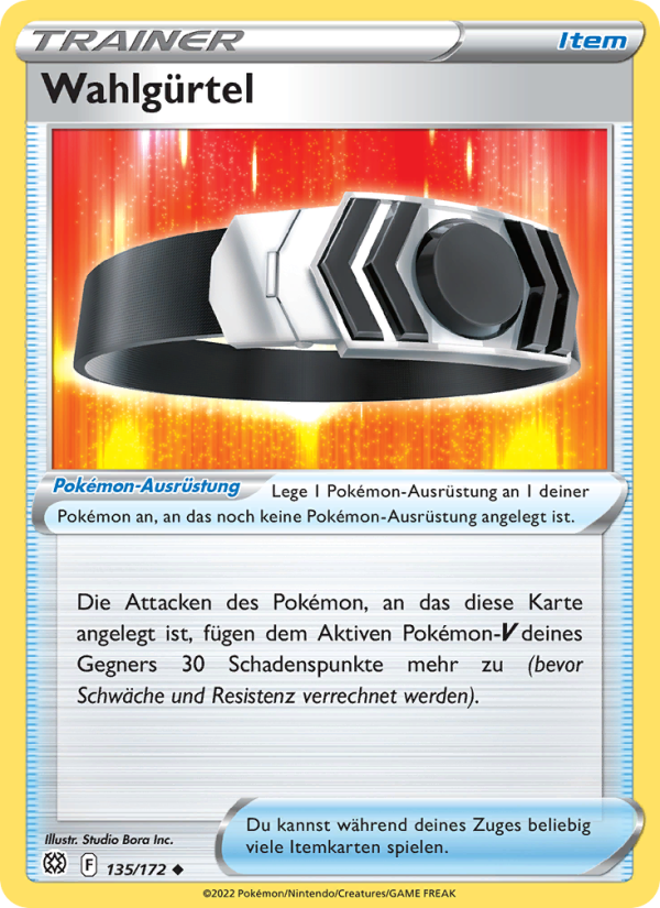 Wahlgürtel 135 — Brilliant Stars (German Pokémon TCG card)