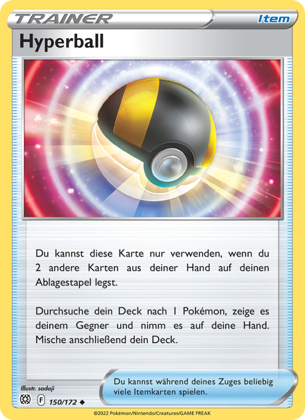 Hyperball 150 — Brilliant Stars (German Pokémon TCG card)