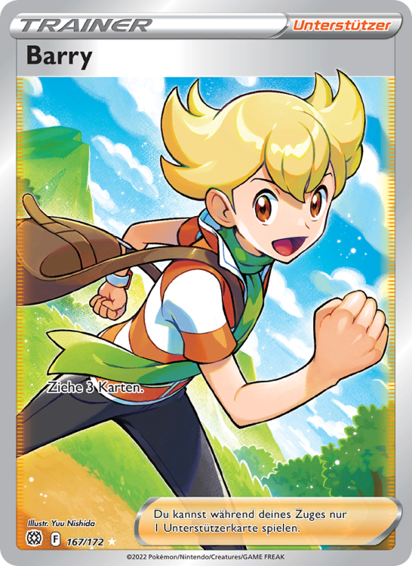 Barry 167 — Brilliant Stars (German Pokémon TCG card)