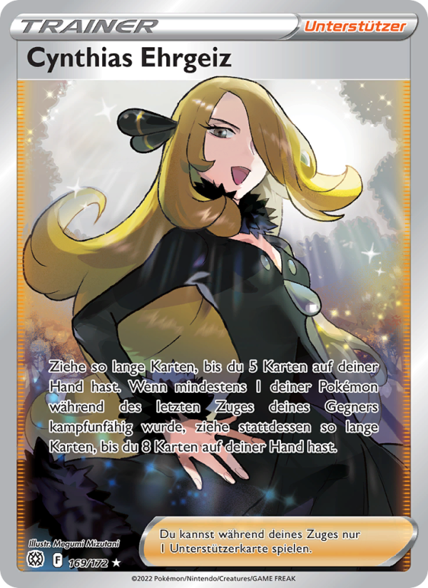 Cynthias Ehrgeiz 169 — Brilliant Stars (German Pokémon TCG card)