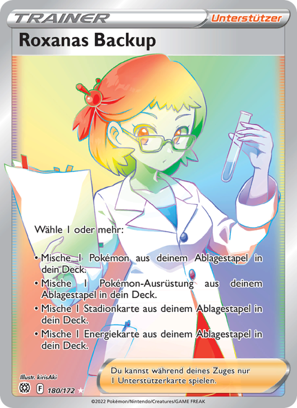 Roxanas Backup 180 — Brilliant Stars (German Pokémon TCG card)