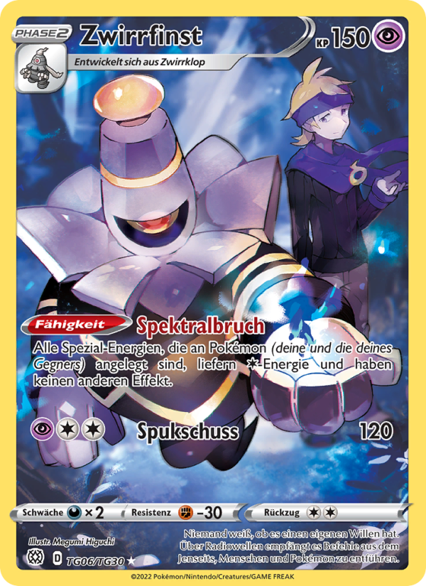 Zwirrfinst TG06 — Brilliant Stars (German Pokémon TCG card)