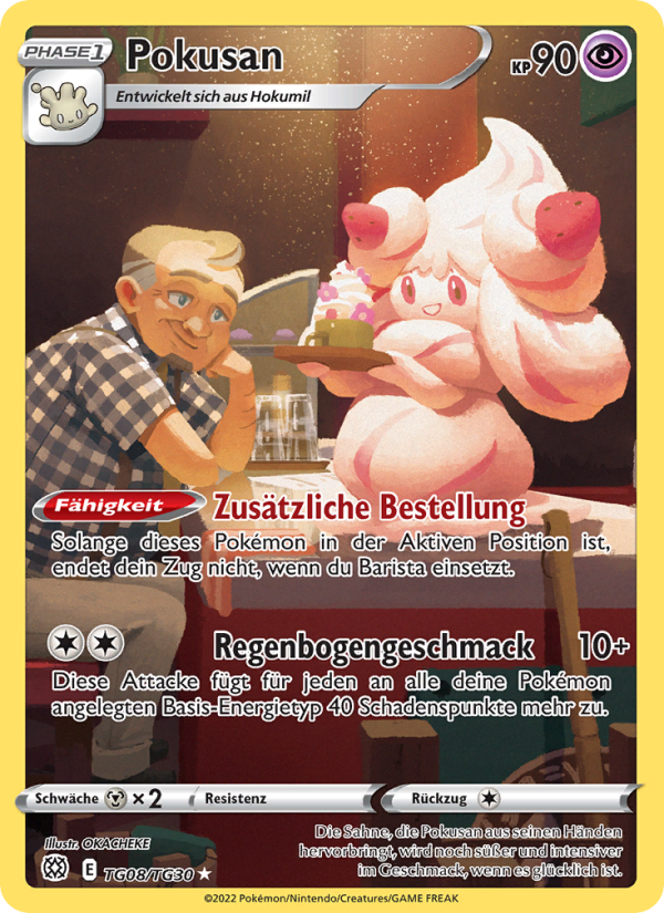Pokusan TG08 — Brilliant Stars (German Pokémon TCG card)