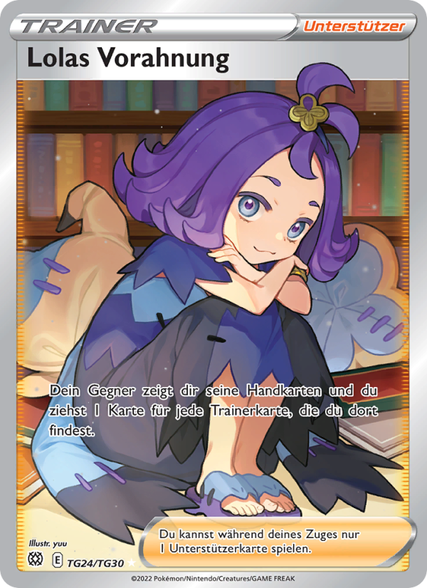 Lolas Vorahnung TG24 — Brilliant Stars (German Pokémon TCG card)