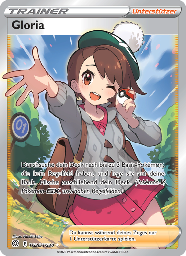 Gloria TG26 — Brilliant Stars (German Pokémon TCG card)