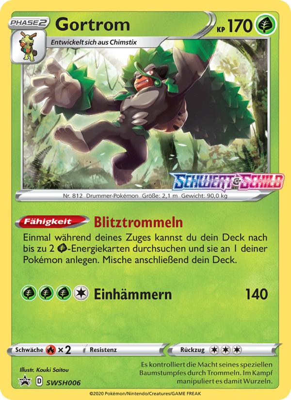 Gortrom SWSH006 — Sword & Shield Promos (German Pokémon TCG card)