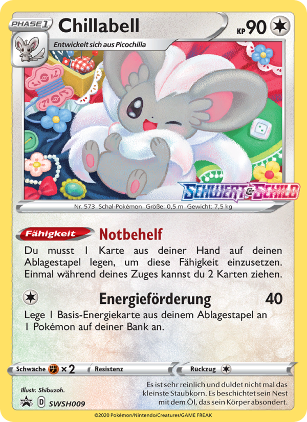 Chillabell SWSH009 — Sword & Shield Promos (German Pokémon TCG card)