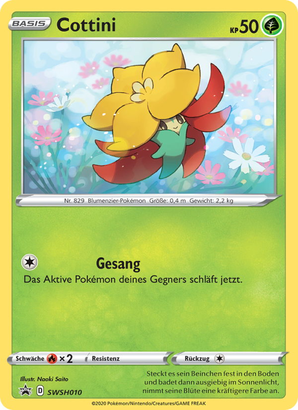 Cottini SWSH010 — Sword & Shield Promos (German Pokémon TCG card)