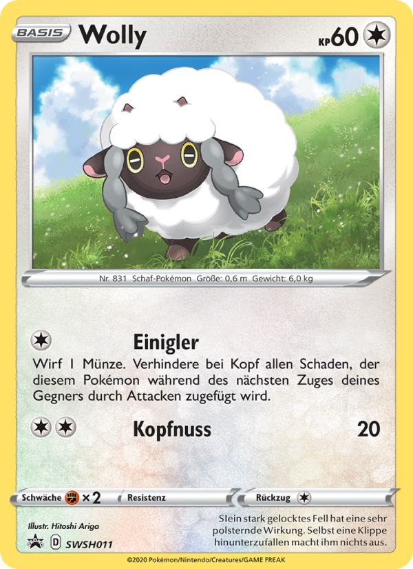 Wolly SWSH011 — Sword & Shield Promos (German Pokémon TCG card)