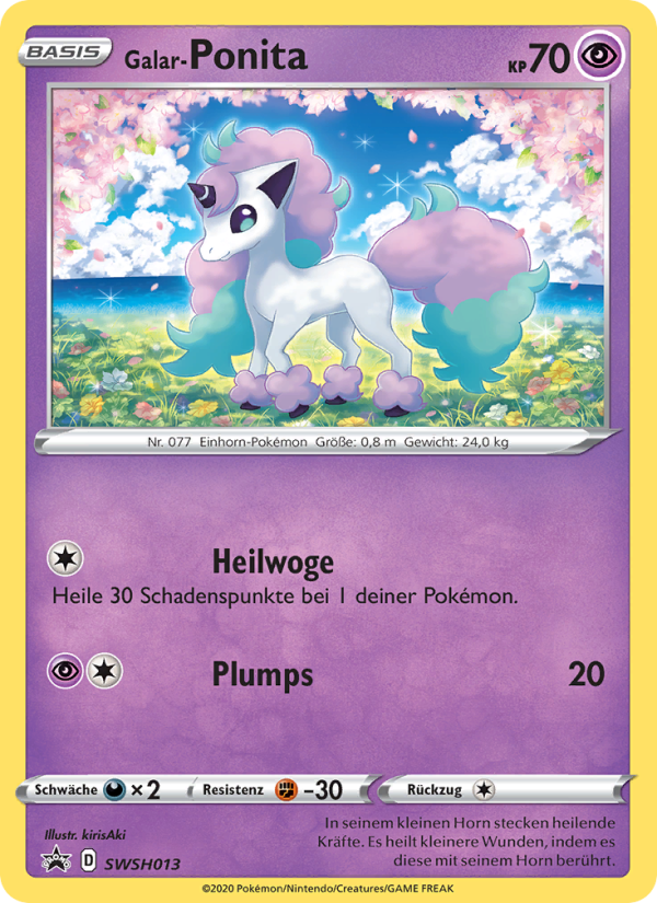 Galar-Ponita SWSH013 — Sword & Shield Promos (German Pokémon TCG card)