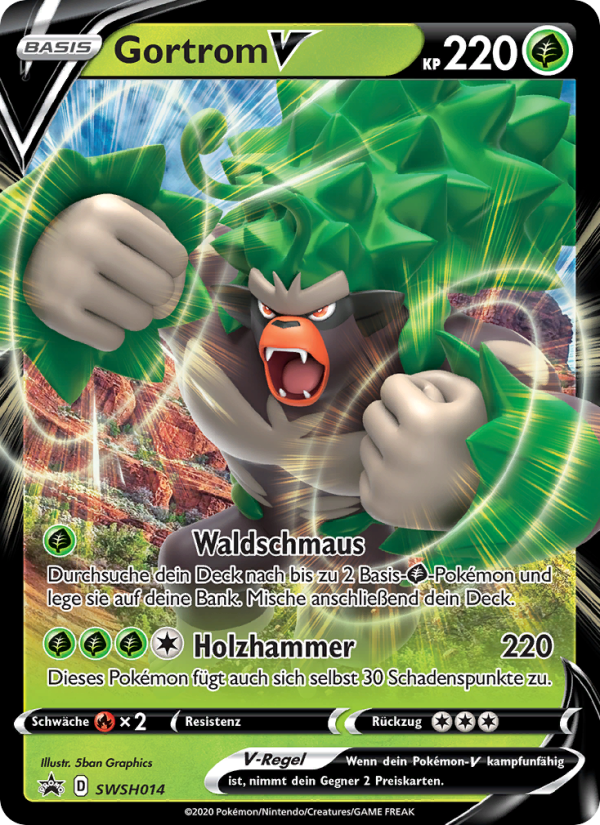 Gortrom V SWSH014 — Sword & Shield Promos (German Pokémon TCG card)