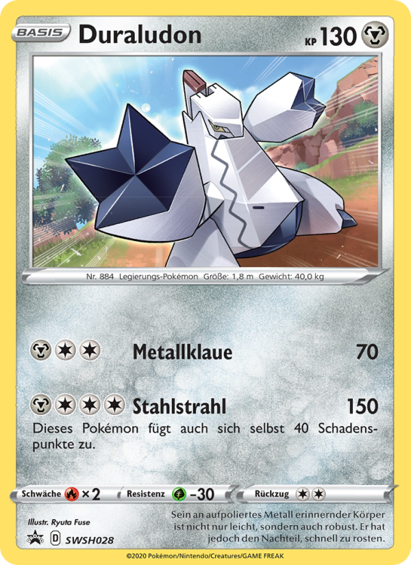 Duraludon SWSH028 — Sword & Shield Promos (German Pokémon TCG card)