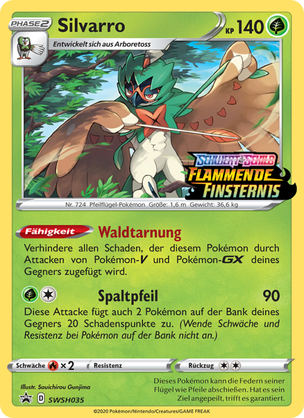 Silvarro SWSH035 — Sword & Shield Promos (German Pokémon TCG card)