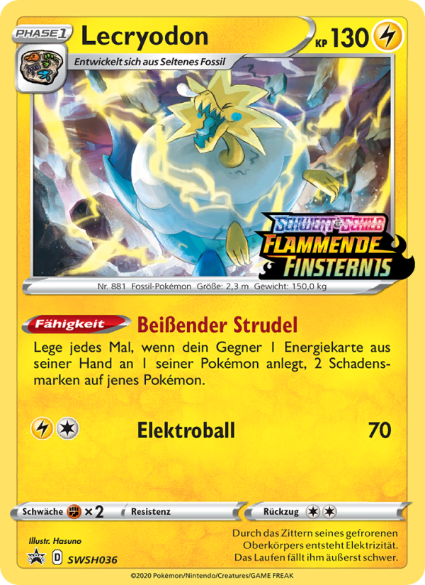 Lecryodon SWSH036 — Sword & Shield Promos (German Pokémon TCG card)