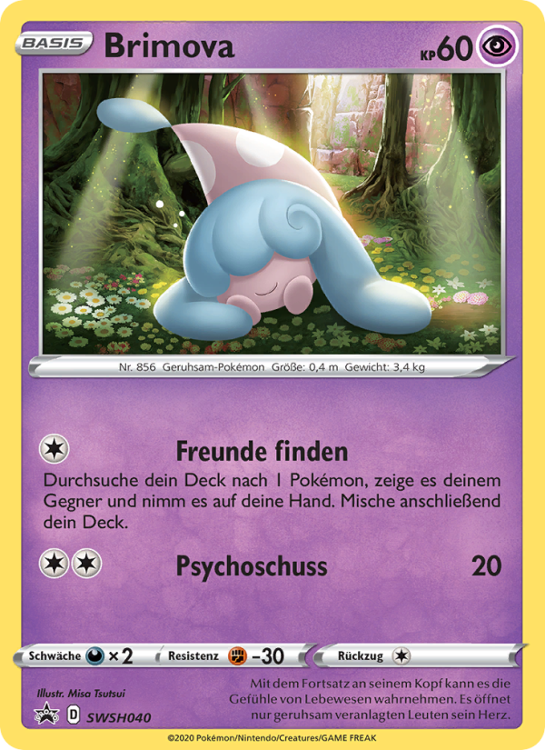Brimova SWSH040 — Sword & Shield Promos (German Pokémon TCG card)