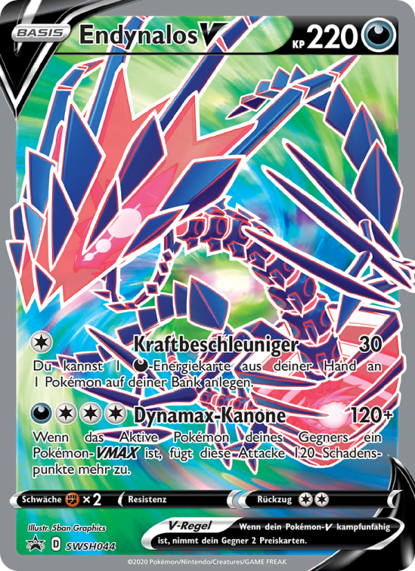 Endynalos V SWSH044 — Sword & Shield Promos (German Pokémon TCG card)