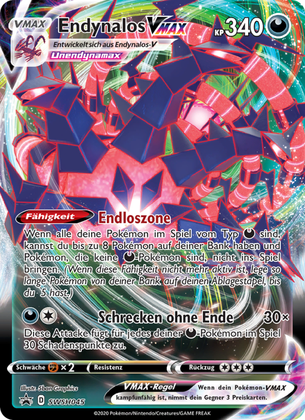 Endynalos VMAX SWSH045 — Sword & Shield Promos (German Pokémon TCG card)