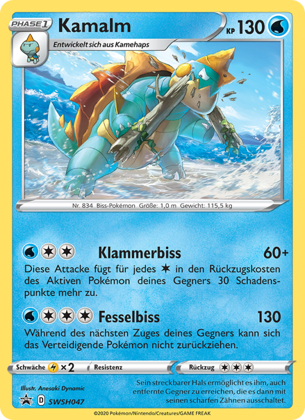 Kamalm SWSH047 — Sword & Shield Promos (German Pokémon TCG card)