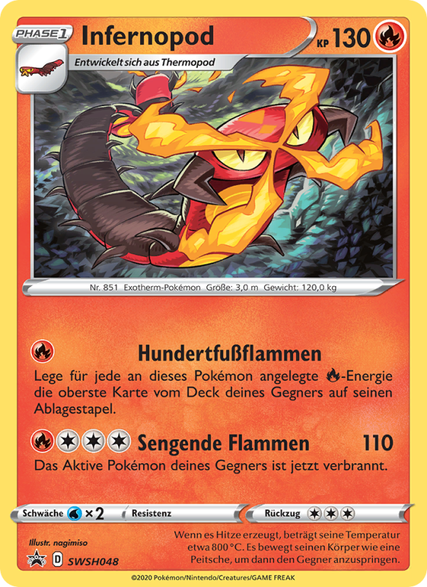 Infernopod SWSH048 — Sword & Shield Promos (German Pokémon TCG card)