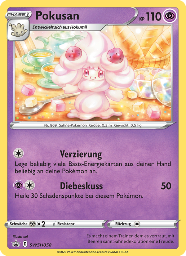 Pokusan SWSH058 — Sword & Shield Promos (German Pokémon TCG card)