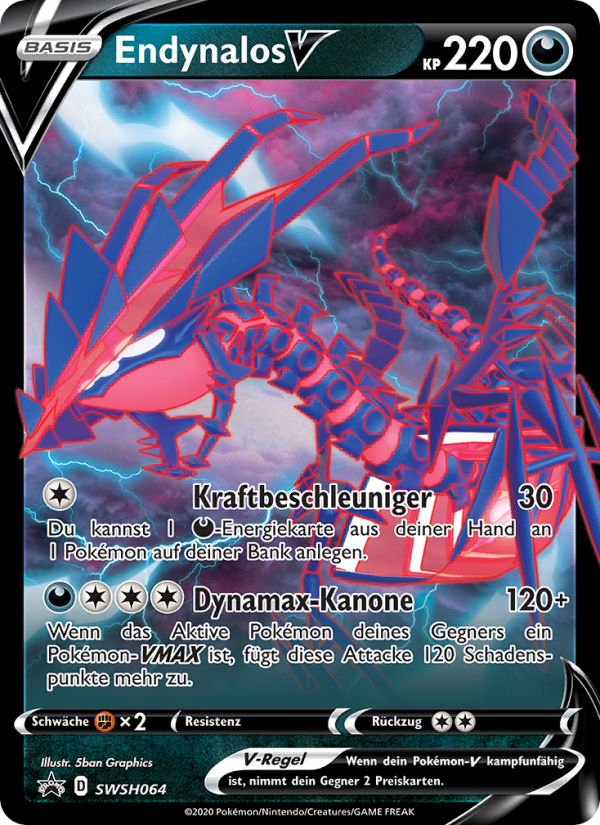 Endynalos V SWSH064 — Sword & Shield Promos (German Pokémon TCG card)