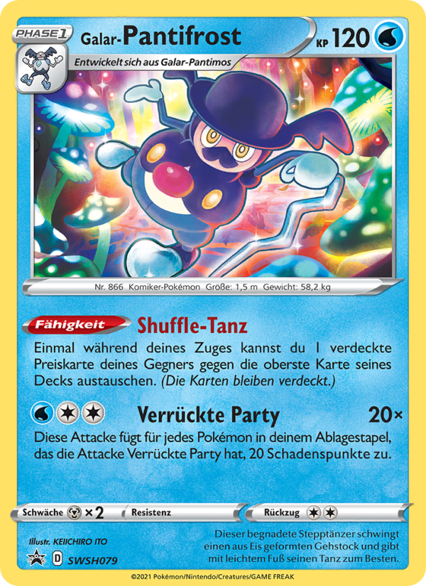 Galar-Pantifrost SWSH079 — Sword & Shield Promos (German Pokémon TCG card)