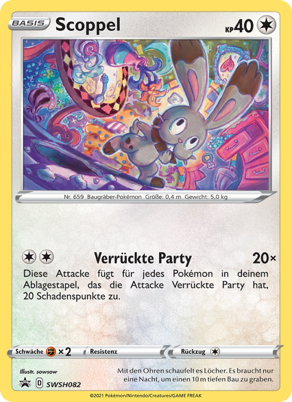 Scoppel SWSH082 — Sword & Shield Promos (German Pokémon TCG card)