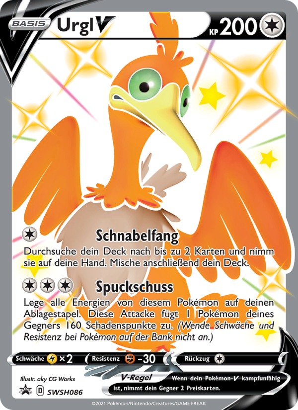 Urgl V SWSH086 — Sword & Shield Promos (German Pokémon TCG card)