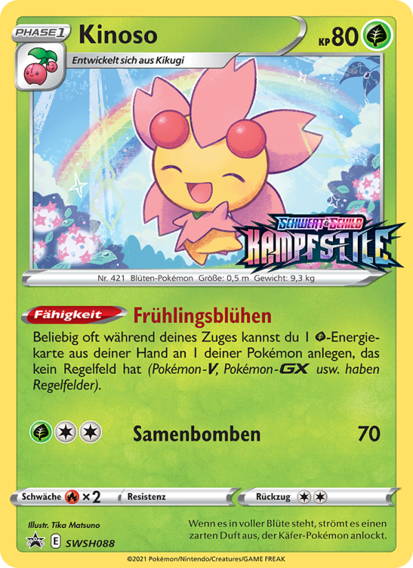 Kinoso SWSH088 — Sword & Shield Promos (German Pokémon TCG card)