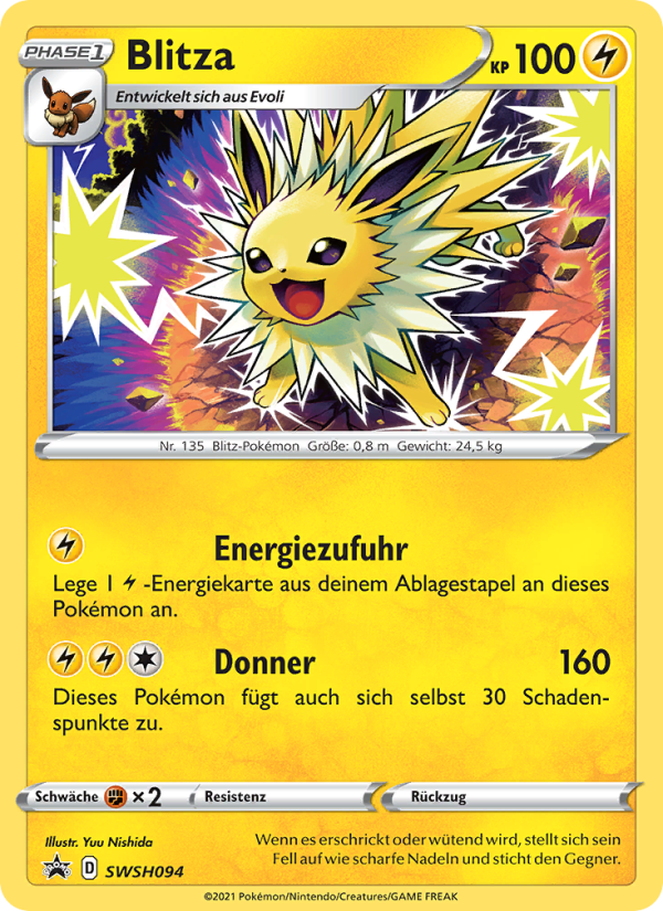Blitza SWSH094 — Sword & Shield Promos (German Pokémon TCG card)