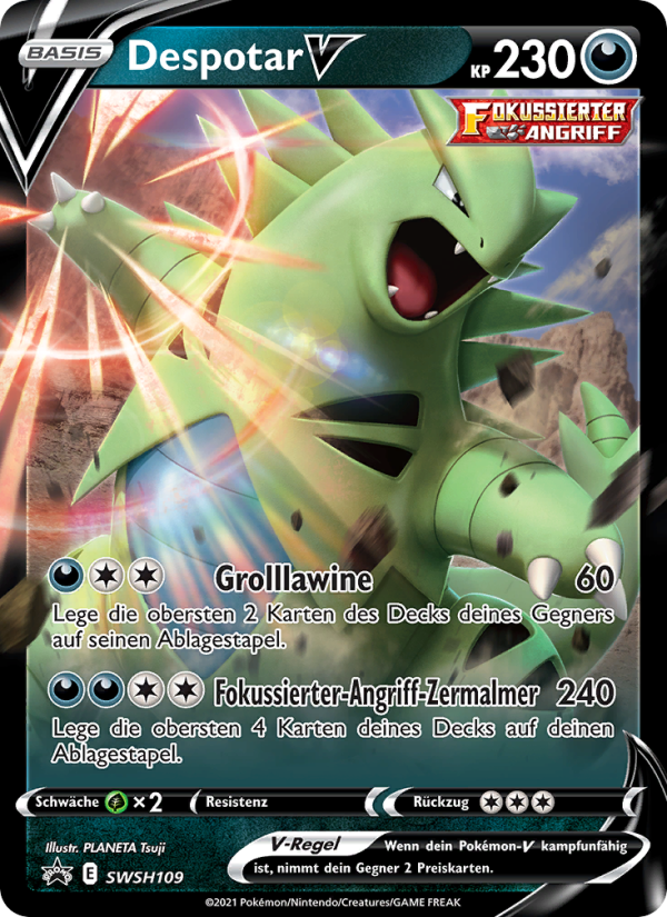 Despotar V SWSH109 — Sword & Shield Promos (German Pokémon TCG card)